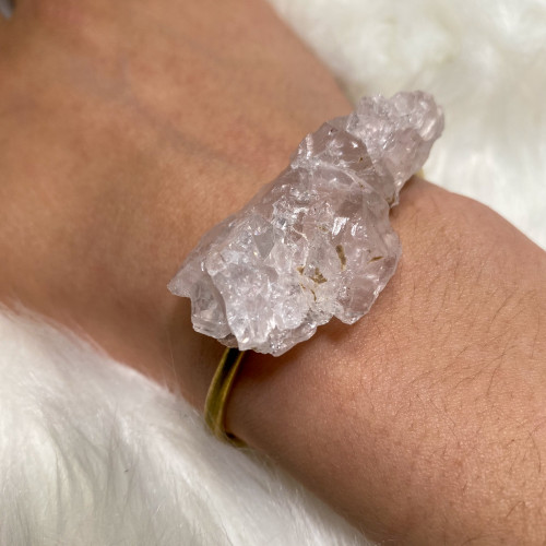 Large Rose Quartz Bracelet