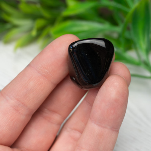 Lemurian Black Jade Tumbled