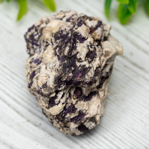 Purpurite on Quartz #9