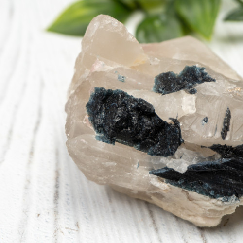 Blue Tourmaline on Quartz with Pink Tourmaline and Albite #1