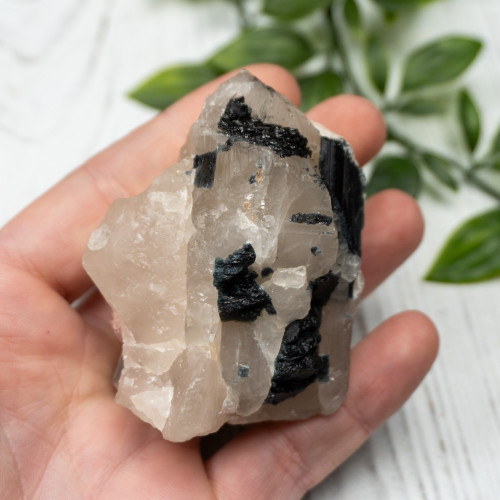 Blue Tourmaline on Quartz with Pink Tourmaline and Albite #1