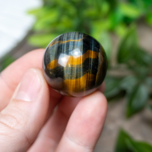 Multi Tiger Eye Sphere #1