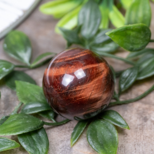 Red Tiger Eye Sphere #9