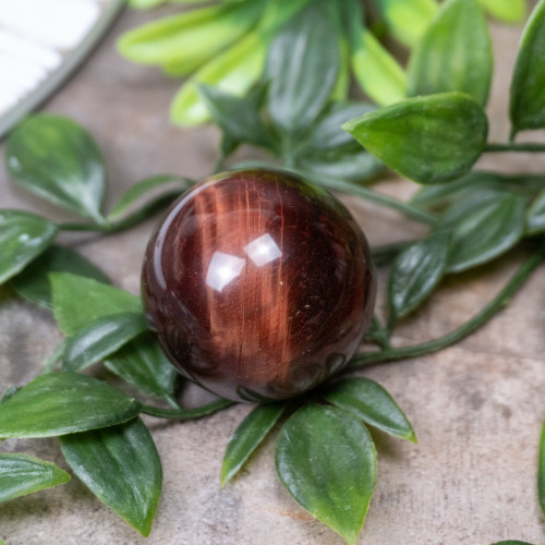 Red Tiger Eye Sphere #9
