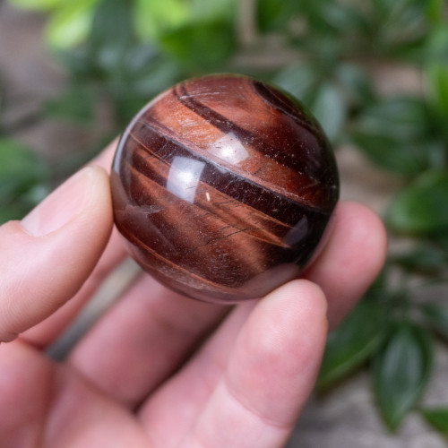 Red Tiger Eye Sphere #7