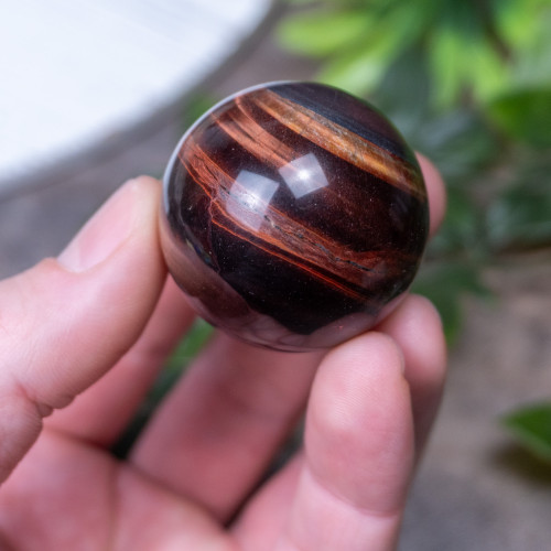 Red Tiger Eye Sphere #6