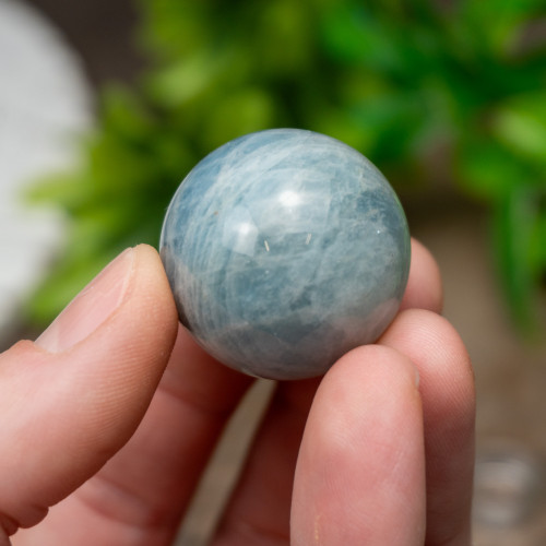 Aquamarine Small Sphere #1