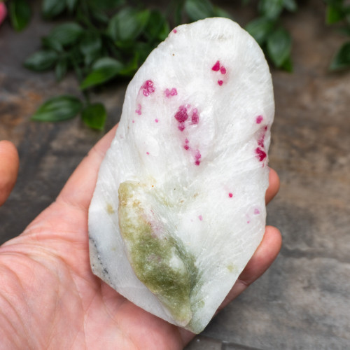 Spinel and Pargasite in Marble #1