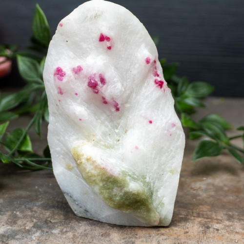 Spinel and Pargasite in Marble #1