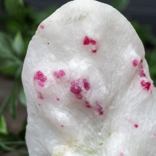 Spinel and Pargasite in Marble #1