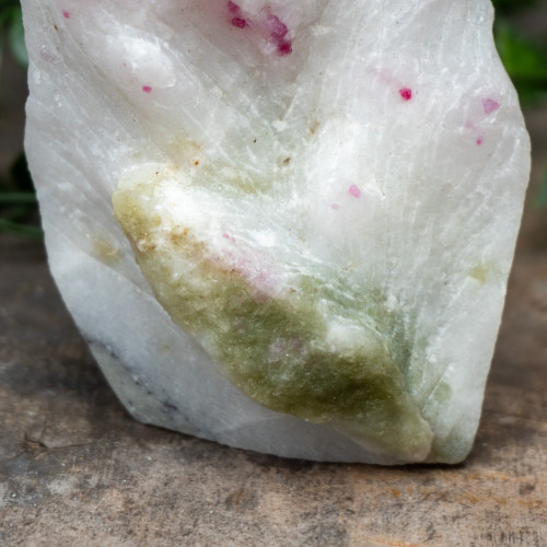 Spinel and Pargasite in Marble #1