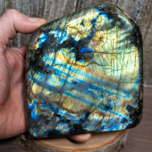 Polished Cut Base Labradorite #3