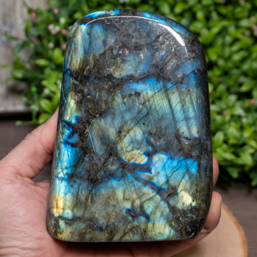 Polished Cut Base Labradorite #2