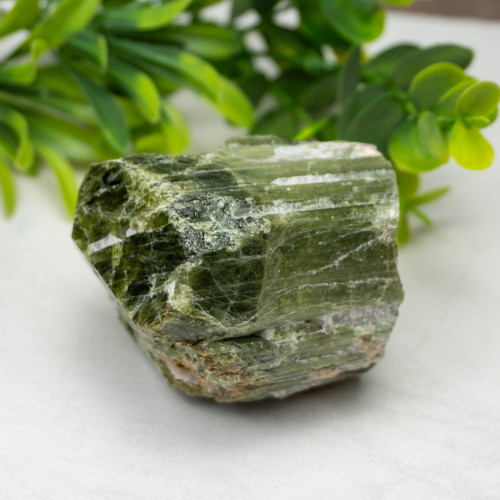 Green Tourmaline Over Quartz (Natural) #3