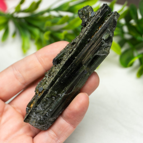 Druzy Green Tourmaline on Green Tourmaline #1