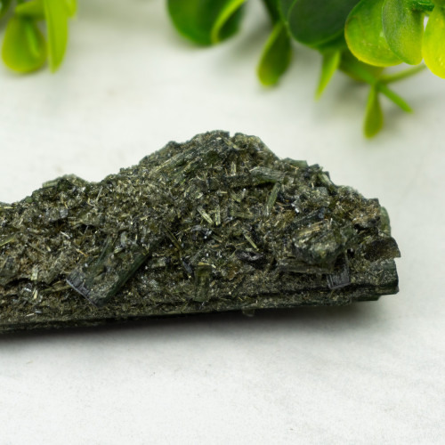 Druzy Green Tourmaline on Green Tourmaline #1