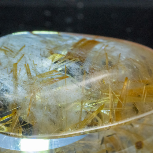 Rutile in Quartz Cabachon #1