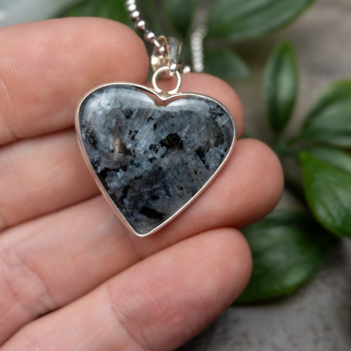 Mystic Merlinite Heart Necklace #1