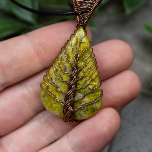 Serpentine Tree of Life Necklace #1