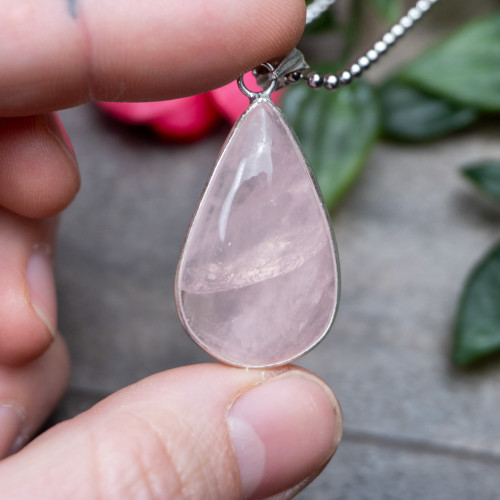 Rose Quartz Necklace #4