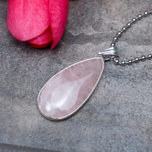 Rose Quartz Necklace #2