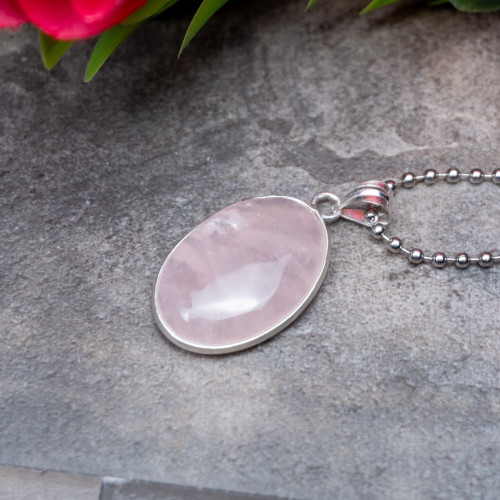 Rose Quartz Necklace #1