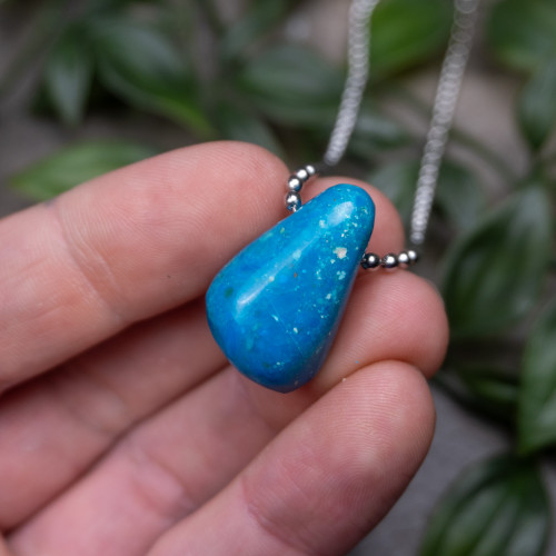 A+ Andean Blue Opal Necklace #2