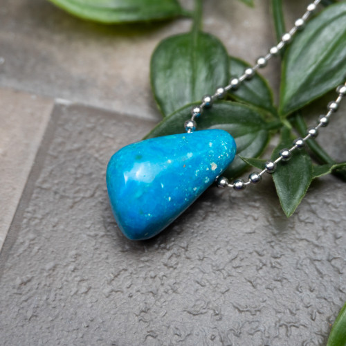 A+ Andean Blue Opal Necklace #2