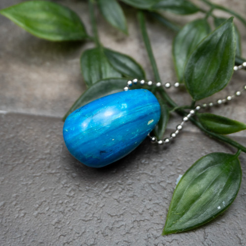 A+ Andean Blue Opal Necklace #1