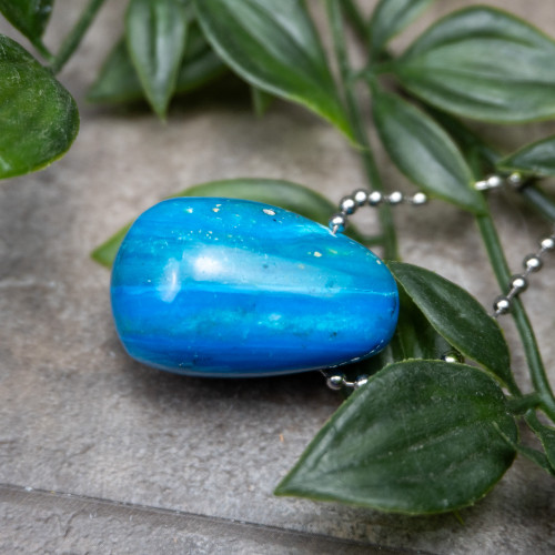 A+ Andean Blue Opal Necklace #1
