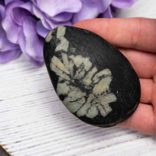 Chinese Writing Stone Polished #4