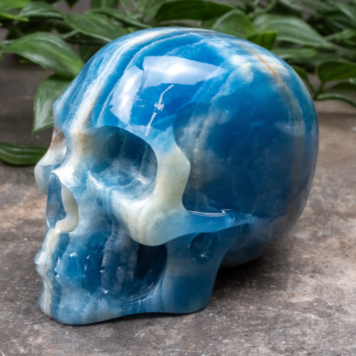 Blue Onyx Skull #1