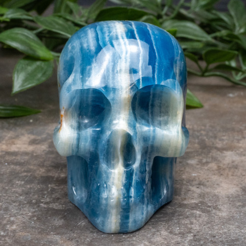 Blue Onyx Skull #1