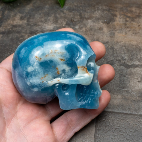 Blue Onyx Skull #1