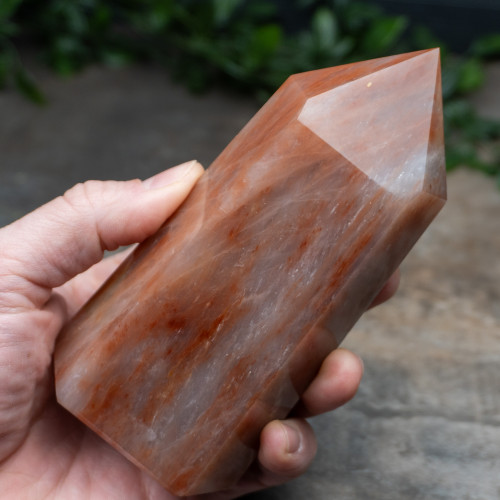 Amphibole Quartz Large Tower #1