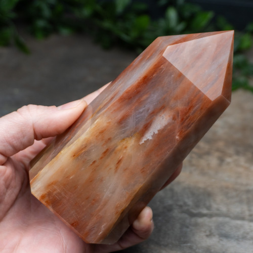 Amphibole Quartz Large Tower #1