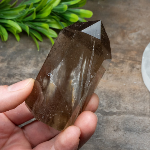 Amphibole Quartz Tower #6