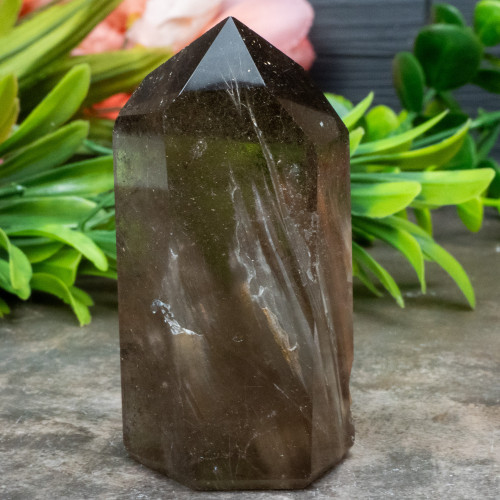 Amphibole Quartz Tower #6