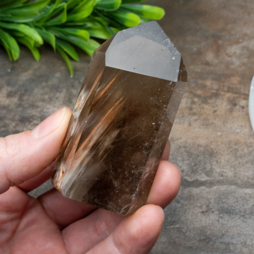 Amphibole Quartz Tower #6