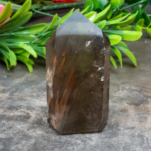 Amphibole Quartz Tower #6