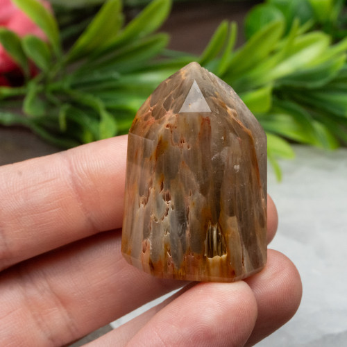 Amphibole Quartz Tower #1