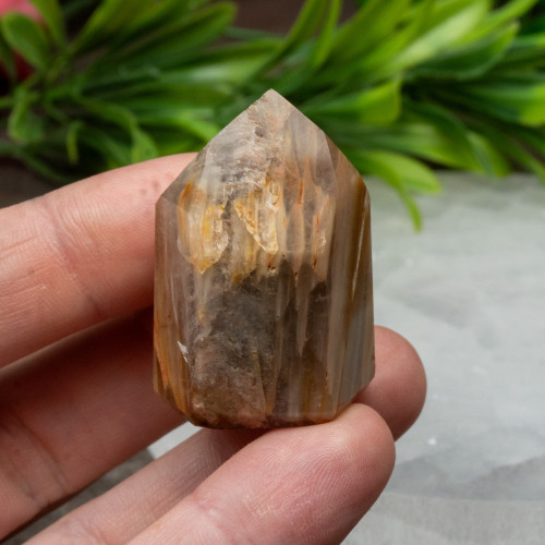 Amphibole Quartz Tower #1