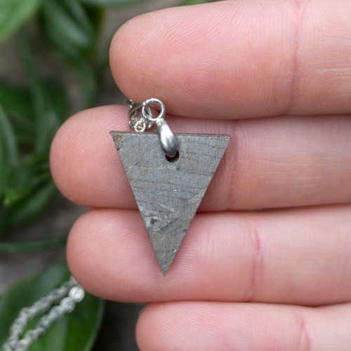 Muonionalusta Meteorite Necklace #3