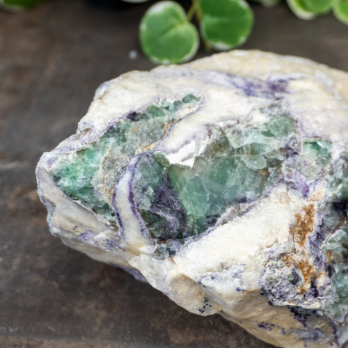 XL Green and Purple Fluorite #1
