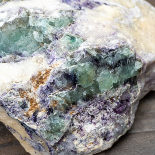 XL Green and Purple Fluorite #1