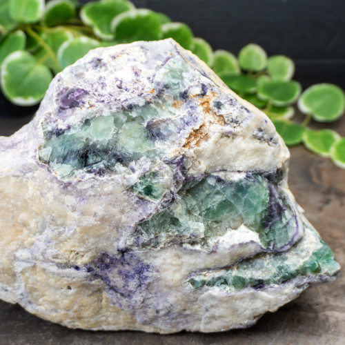 XL Green and Purple Fluorite #1