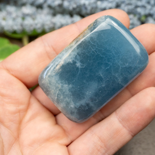 Blue Onyx Palmstone #10