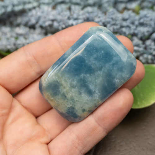 Blue Onyx Palmstone #9