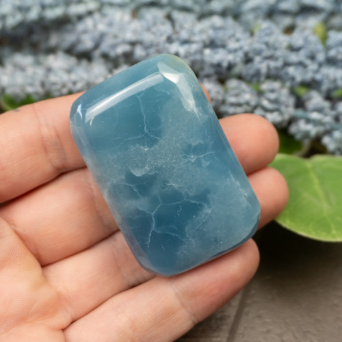 Blue Onyx Palmstone #6