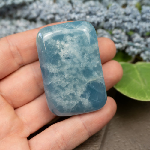 Blue Onyx Palmstone #6